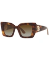 Burberry 0be4344 3316t5 Butterfly Polarized Sunglasses In Light Havana