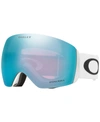 Oakley Womens Blue Oo7050 Flight Deck L Ski Goggles In White