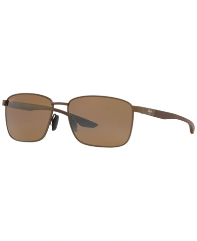 Maui Jim Unisex Polarized Sunglasses, Mj000676 Kaala 58 In Bronze