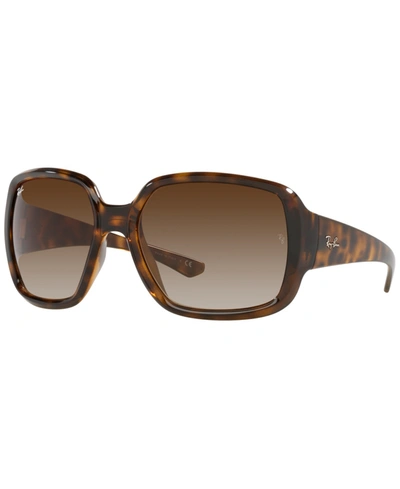 Ray Ban Unisex Sunglasses, Rb4347 60 In Tortoise