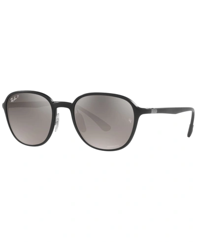 Ray Ban Unisex Polarized Sunglasses, Rb4341ch 51 In Black