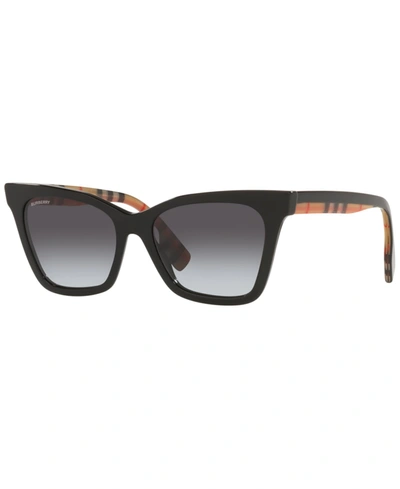 Burberry Women's Sunglasses, Be4346 In Black