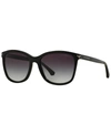 Emporio Armani Woman Sunglasses Ea4060f In Shiny Black