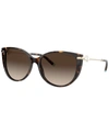 Tiffany & Co Tf4178 Cat-eye Frame Acetate Sunglasses In Havana