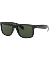 Ray Ban Unisex Low Bridge Fit Sunglasses, Rb4165f Justin Classic In Black