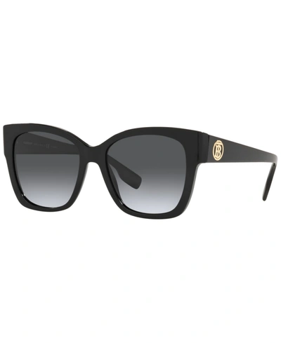 Burberry Women's Polarized Sunglasses, Be4345 In Black
