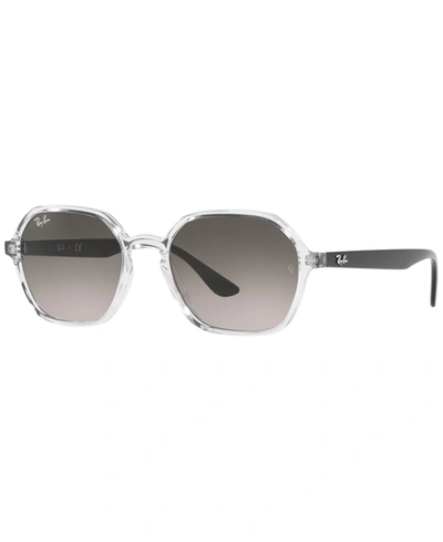 Ray Ban Unisex Sunglasses, Rb4361 52 In Transparent