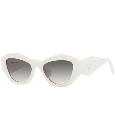 Prada Symbole Cateye Women's Sunglasses, Pr 07ys In White