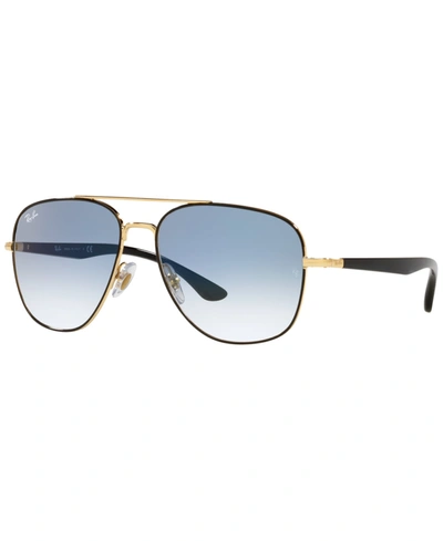 Ray Ban Unisex Sunglasses, Rb3683 56 In Black