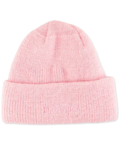 Levi's Lofty Beanie In Light Pink