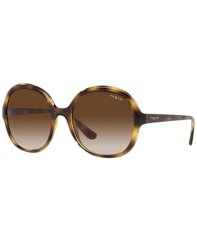Vogue Women's Sunglasses, Vo5410s 56 In Dark Havana