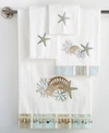 AVANTI BY THE SEA EMBROIDERED COTTON HAND TOWEL, 16" X 28"