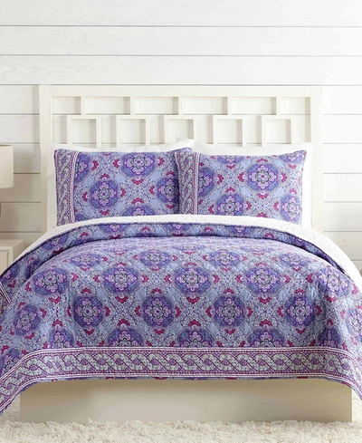 Jessica Simpson Purple Passion King Quilt Bedding