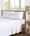 Madison Park Peached Cotton Percale 4-pc. Sheet Set, Queen In White