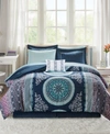 Intelligent Design Loretta 7-pc. Comforter Set, Twin In Navy