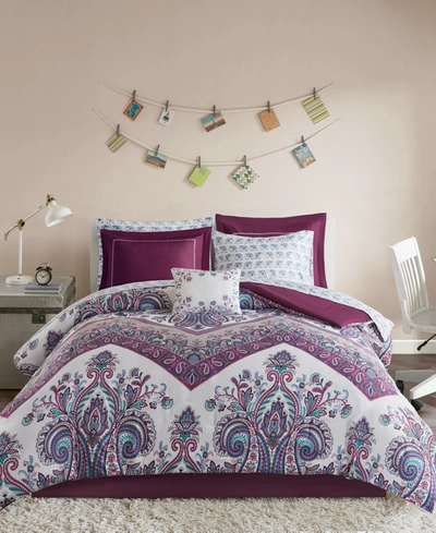 Intelligent Design Tulay 7-pc. Twin Comforter Set Bedding In Purple