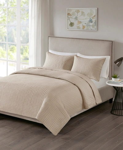 510 Design Otto 3-pc. Coverlet Set, King/california King In Khaki