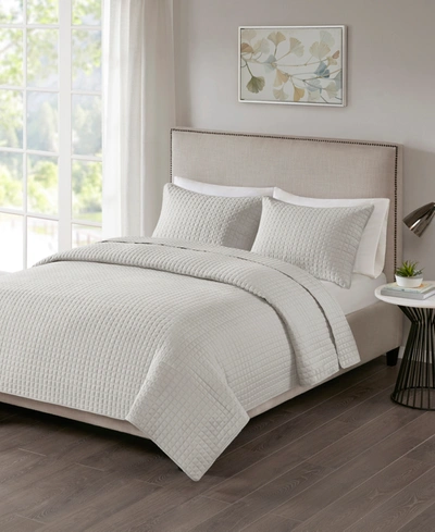 510 Design Otto 3-pc. Coverlet Set, King/california King In Grey