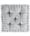 INTELLIGENT DESIGN AZZA CHENILLE DECORATIVE FLOOR PILLOW, 20" X 20"