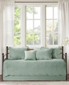 Madison Park Tuscany Reversible Scalloped-edge 6-pc. Daybed Cover Set In Seafoam
