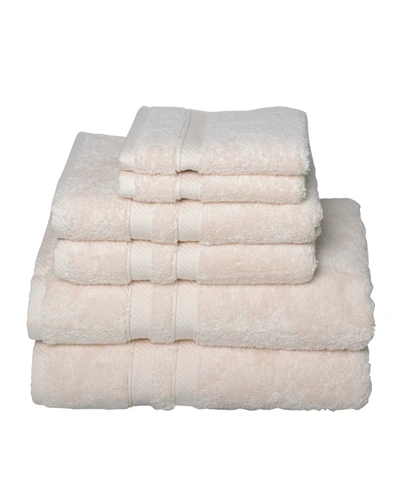 Talesma Element 6-pc. Turkish Cotton Towel Set Bedding In Ivory