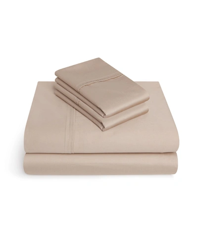 Vivendi 625 Thread Count Cotton Sheet Set In Tan