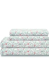 Elite Home Microfiber Whimsical Full Sheet Set Bedding In Hearts And Hounds