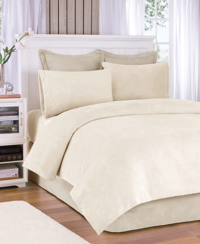 JLA HOME SOLOFT PLUSH MICRO-FLEECE 4-PC. SHEET SET, QUEEN