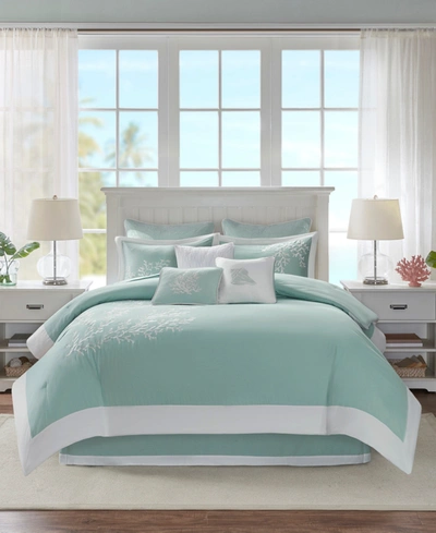 Harbor House Coastline 4-pc. California King Comforter Set Bedding In Aqua