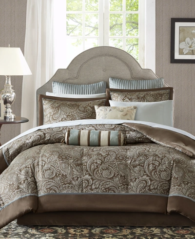 Madison Park Adeline 12-pc. California King Comforter Set Bedding In Brown