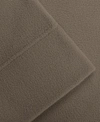 Sleep Philosophy True North By  Micro Fleece 4-pc King Sheet Set Bedding In Brown
