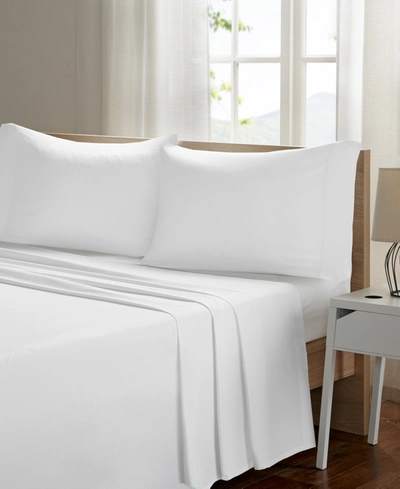 Jla Home Smart Cool Microfiber 4-pc King Sheet Set Bedding In White