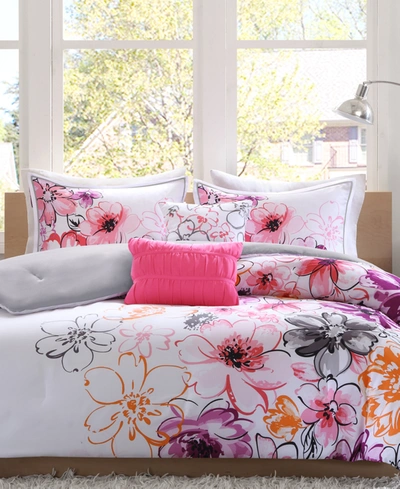 Intelligent Design Olivia Reversible 5-pc. Comforter Set, Full/queen In Pink