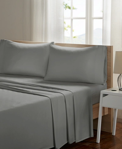 Jla Home Smart Cool Microfiber 4-pc California King Sheet Set Bedding In Grey