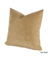 Siscovers Padma Solid 1-pc. Decorative Pillow, 20" X 20" In Old Gold