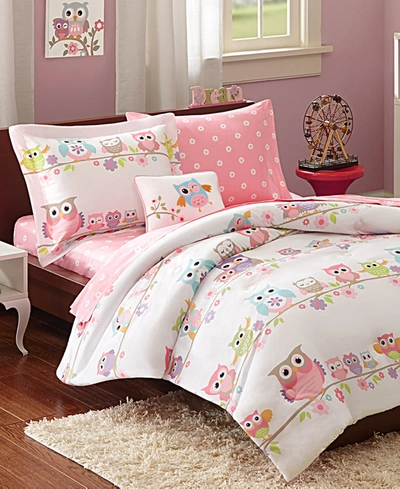 Mi Zone Wise Wendy Reversible 8-pc. Comforter Set, Queen In Pink