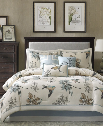 Madison Park Quincy 7-pc. Queen Comforter Set Bedding In Khaki