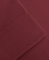 Sleep Philosophy True North By  Micro Fleece 4-pc King Sheet Set Bedding In Red