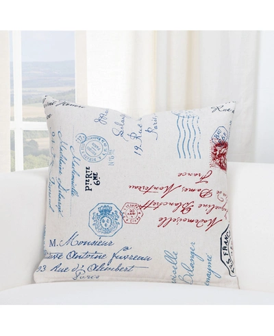 Siscovers Postscript Decorative Pillow, 16" X 16" In Multi