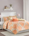 Intelligent Design Senna Reversible 4-pc. Comforter Set, Twin/twin Xl In Orange