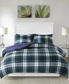 Madison Park Parkston Reversible 3-pc. Comforter Set, King/california King In Navy