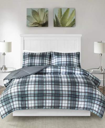 MADISON PARK PARKSTON REVERSIBLE 3-PC. COMFORTER SET, FULL/QUEEN