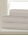 Ella Jayne Cozy Touch Triple Brushed Microfiber 4-pc. Sheet Set, King In Silver