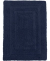 Hotel Collection 100% Cotton Reversible Bath Rug, 21" X 33", Exclusively At Macy's In Midnight