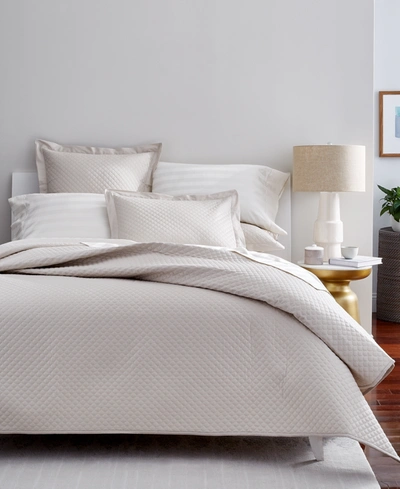 Charter Club Quilted Cotton 2-pc. Coverlet Set, Twin, Exclusively At Macy's In Parchment