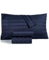 CHARTER CLUB DAMASK 1.5" STRIPE 550 THREAD COUNT 100% COTTON 4-PC. SHEET SET, KING, CREATED FOR MACY'S