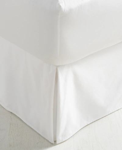 Charter Club 550 Thread Count 100% Cotton Bedskirt, King, Created For Macy's In White