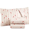 SHAVEL MICRO FLANNEL PRINTED TWIN 3-PC SHEET SET