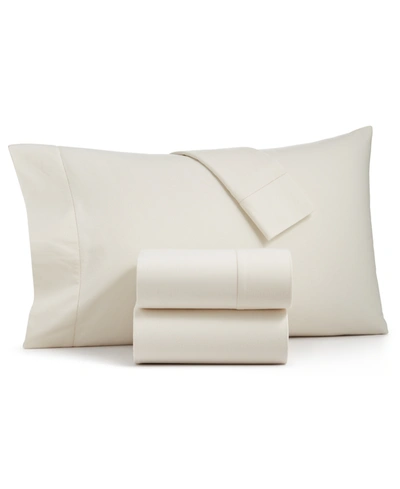 Charter Club Sleep Luxe Solid Cotton Flannel 4-pc. Sheet Set, King, Created For Macy's In Ivory