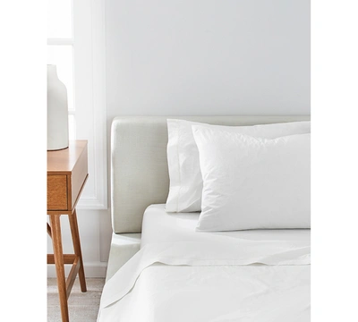 Splendid Washed Percale California King Sheet Set Bedding In White